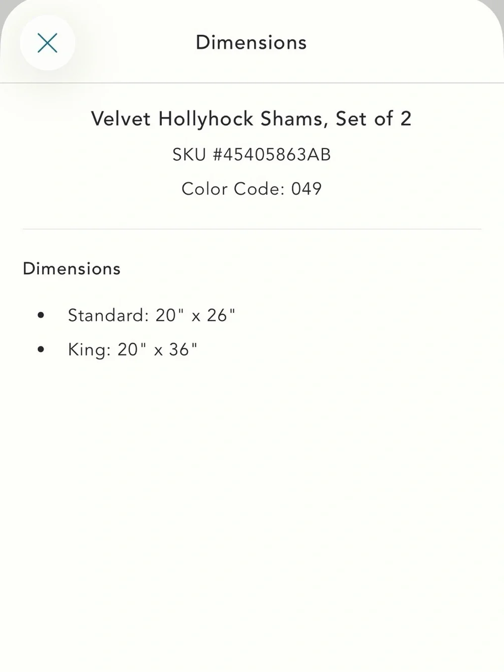 Anthropologie ‘Velvet Hollyhock’ Standard Shams x2 NWT